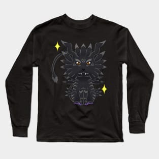 Dark digital wolf Long Sleeve T-Shirt